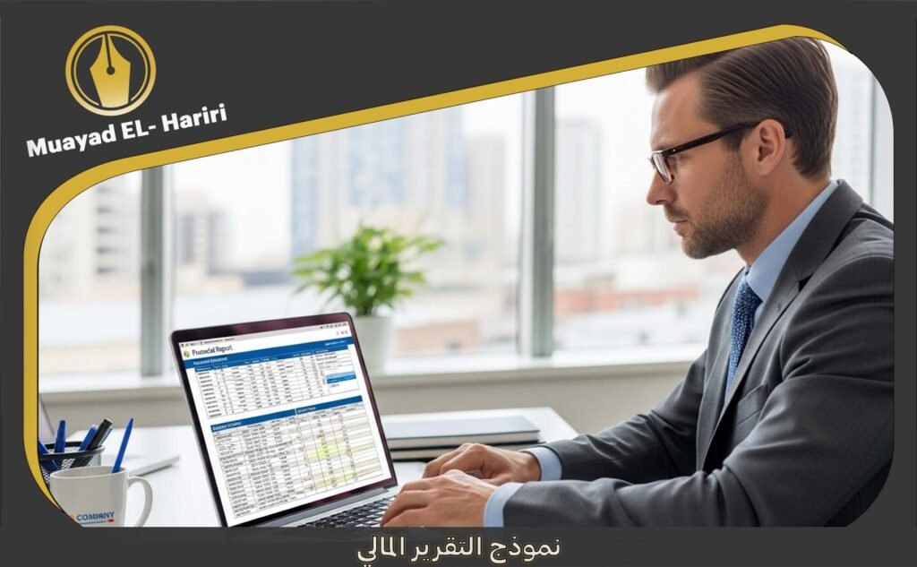 نموذج التقرير المالي