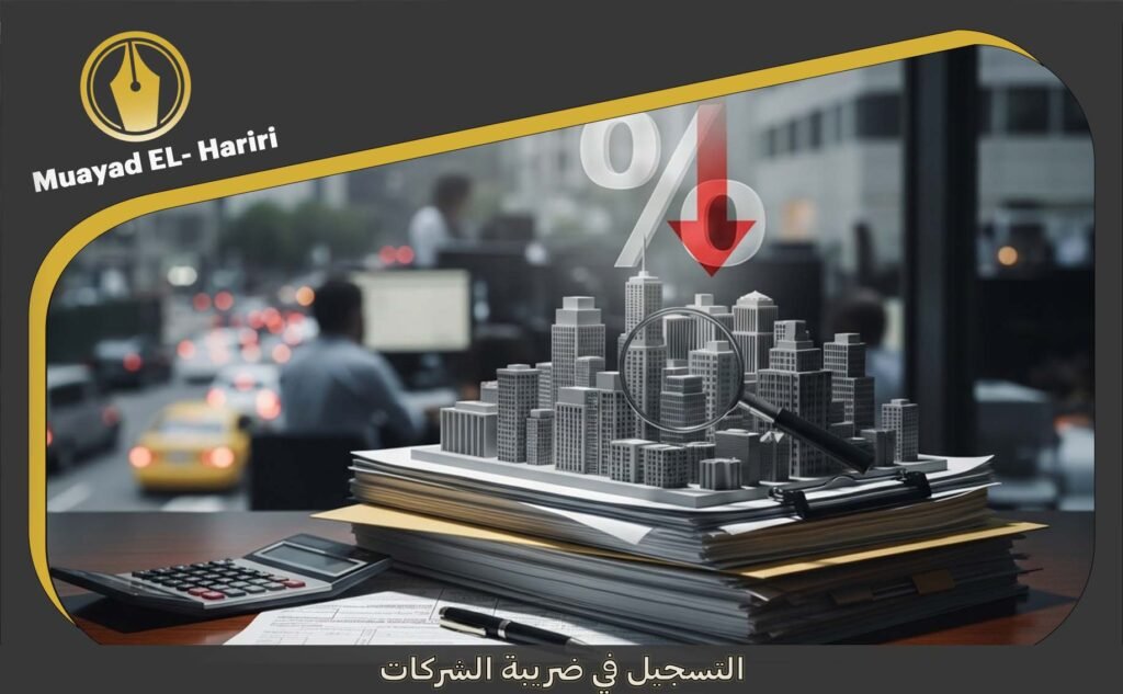 التسجيل في ضريبة الشركات