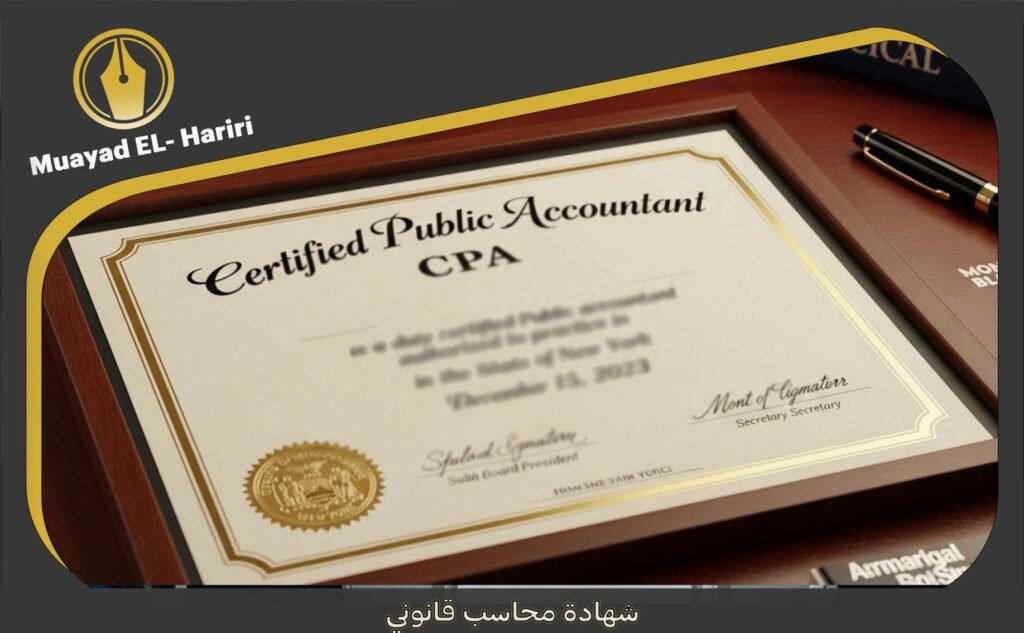شهادة محاسب قانوني